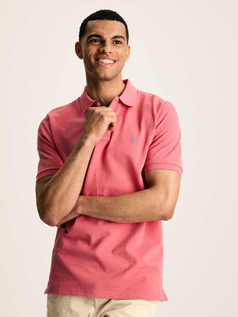 Joules pink polo shirt clearance
