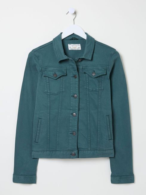 Fat face white denim jacket online