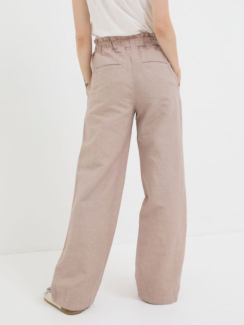 Fatface linen trousers discount