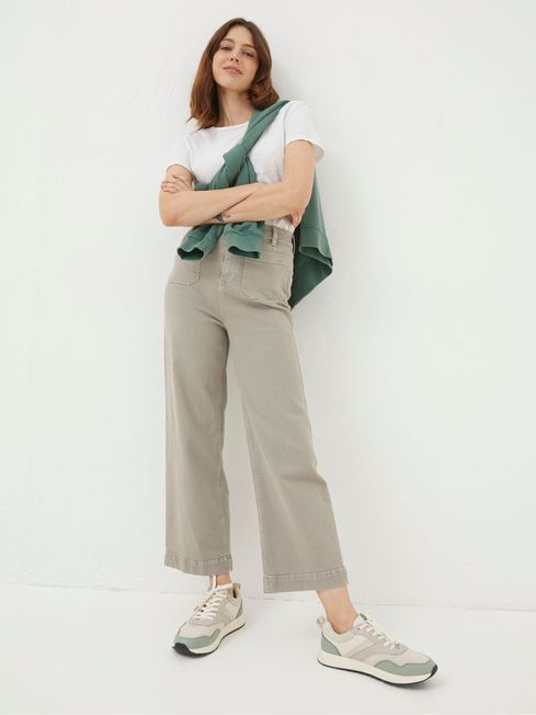 Fat face cropped jeans discount