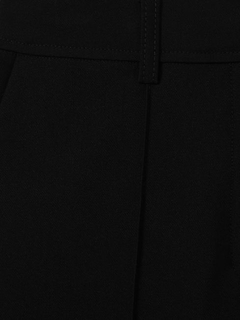 Acler High Rise Flared Trousers in Black
