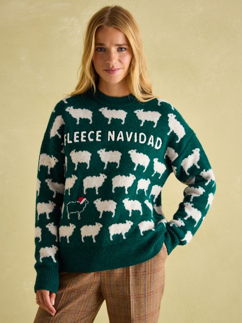 Fleece navidad sweatshirt discount