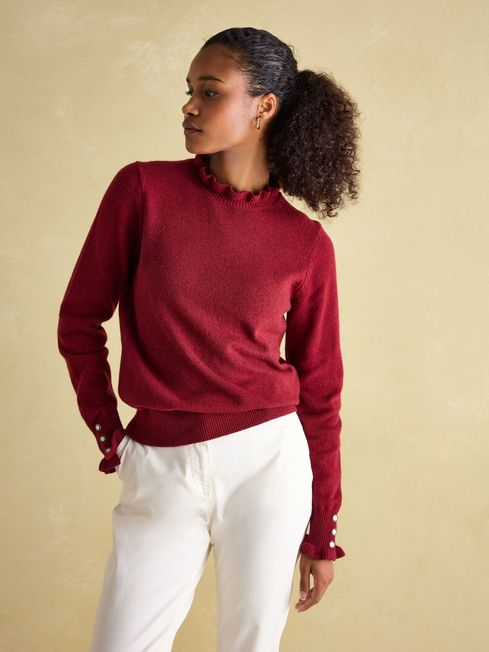 Jumpers with frill sleeves top