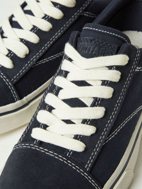 Navy lace up pumps online