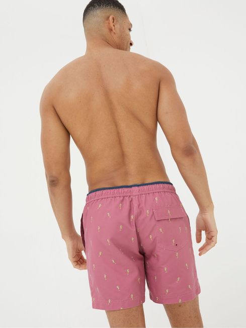 Pink colour shorts sales