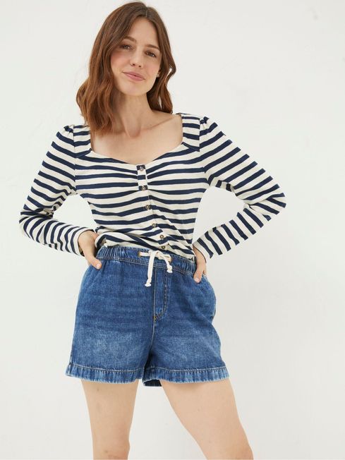 Fat face denim shorts store