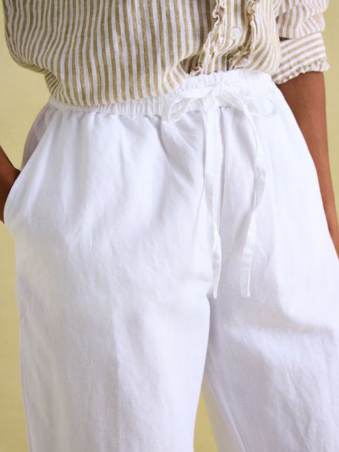 Joules linen trousers new arrivals