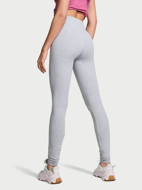 Grey cotton leggings hot sale