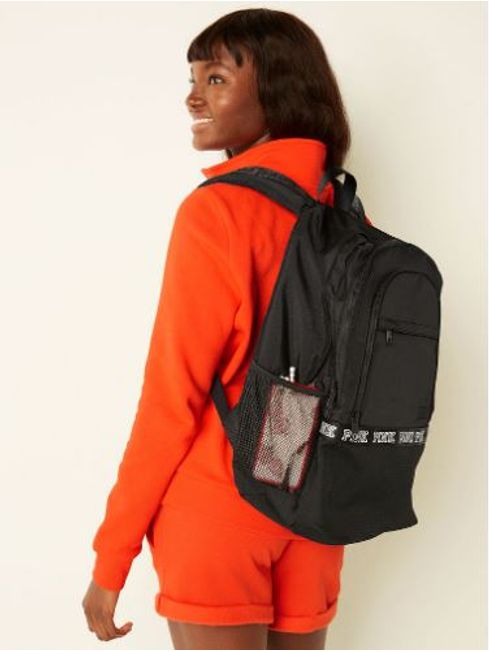 Pure Black College Backpack