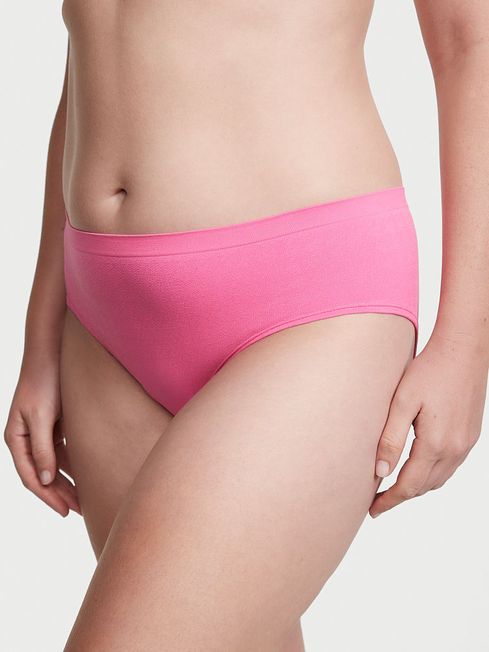 Victoria's Secret Hollywood Pink Dogtooth Smooth Hipster Knickers