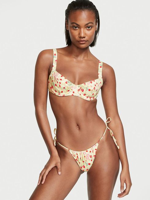 Buy Strawberry Yellow Essential Wicked Swim Top from the Victoria s Secret UK online shop
