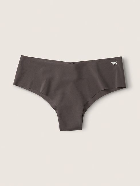 Victoria's Secret PINK Dark Charcoal Brown Cheeky Smooth No Show Knickers