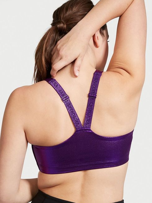 Plum Perfect Knockout Maximum Support Front Close Sport Bra Victoria s Secret