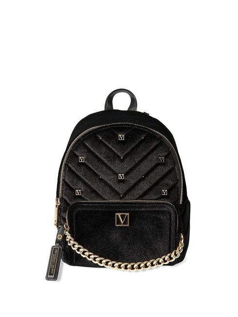Velvet backpack purse on sale