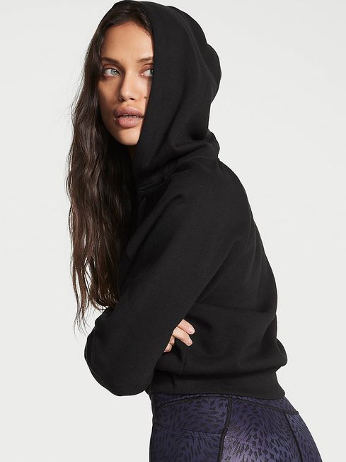 Black lace up hoodie online