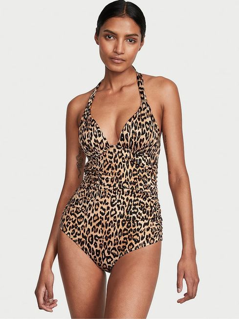 One piece leopard swimsuit 2025