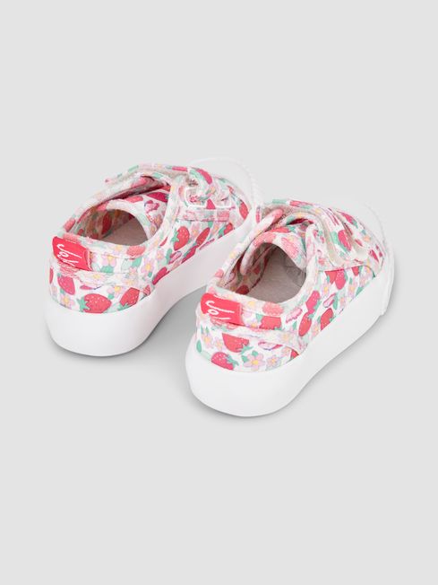 Floral canvas pumps online