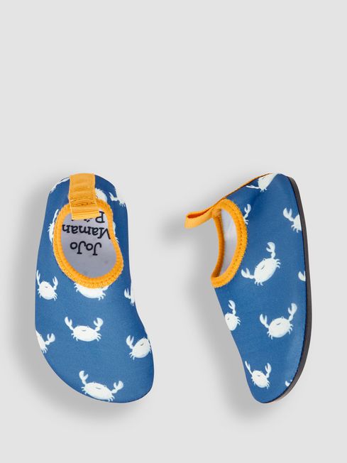 Blue Crab Anti Slip Swim Shoes JoJo Maman Bebe