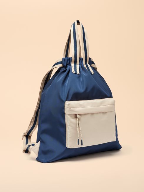 Packwell Navy Colour Block Rucksack Joules