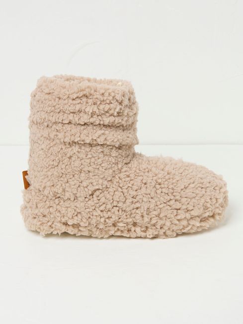 Natural Cove Cloud Faux Fur Boots FatFace