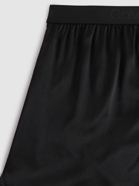 Underwear Silk Boxers in Black