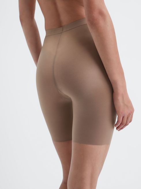 Spanx Shapewear Firming Mid-Thigh Shorts in Cafe Au Lait