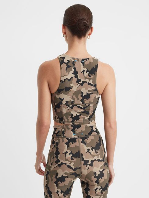 The Upside Camouflage Cropped Tank Top in Camo