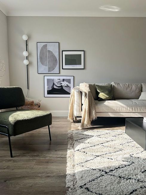 Houseof. Brass Bar Opal Ball Frosted Glass Shade Wall Light