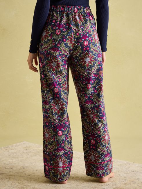 Stella Navy Cotton Pyjama Bottoms Joules