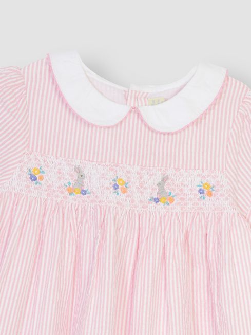 Bunny smocked dress top