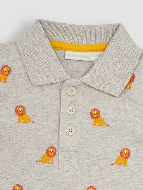 Buy JoJo Maman B b Lion Embroidered Polo Shirt from the JoJo