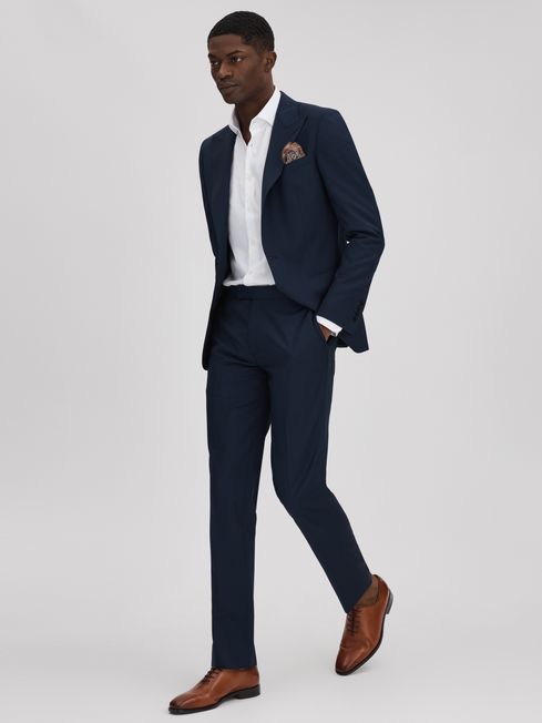 Reiss Mead Leather Lace Up Shoes REISS