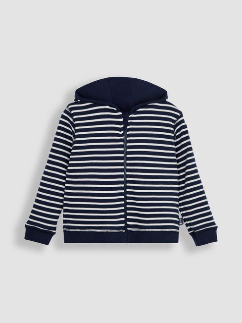 Buy JoJo Maman B b Dino Applique Reversible Hoodie from the JoJo