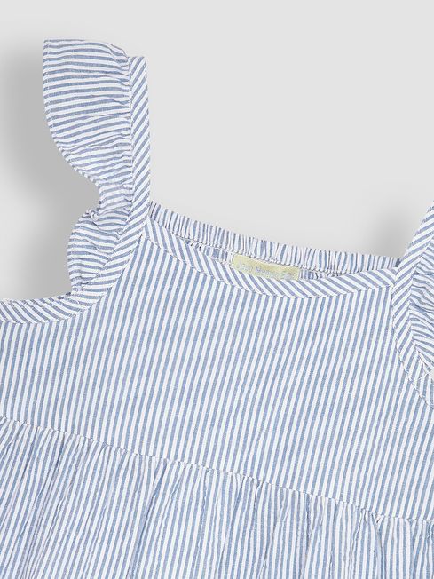 Light blue seersucker dress hot sale
