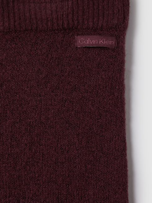 Underwear Knitted Joggers in Tawny Port
