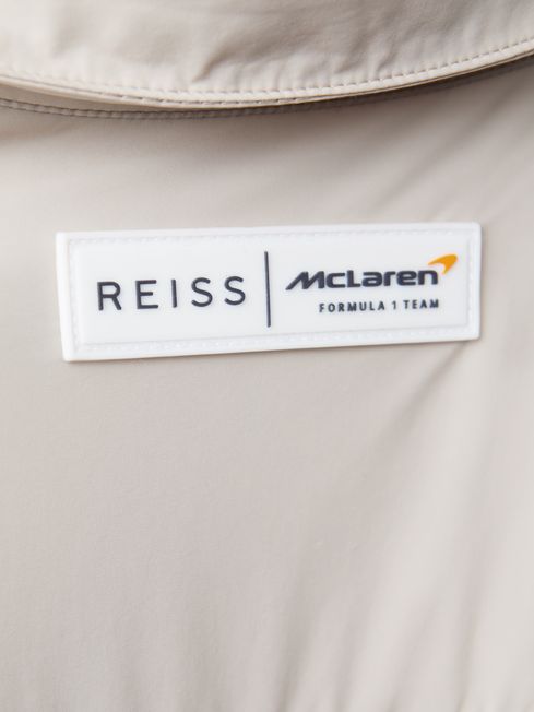 McLaren F1 Technical Press-Stud Jacket in Stone