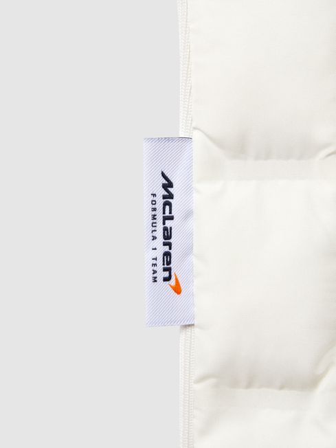 McLaren F1 Hybrid Quilt and Knit Gilet in White