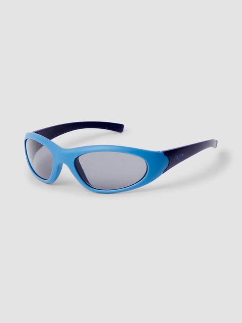Buy Blue Colour Block Sunglasses from the JoJo Maman Bebe UK online shop