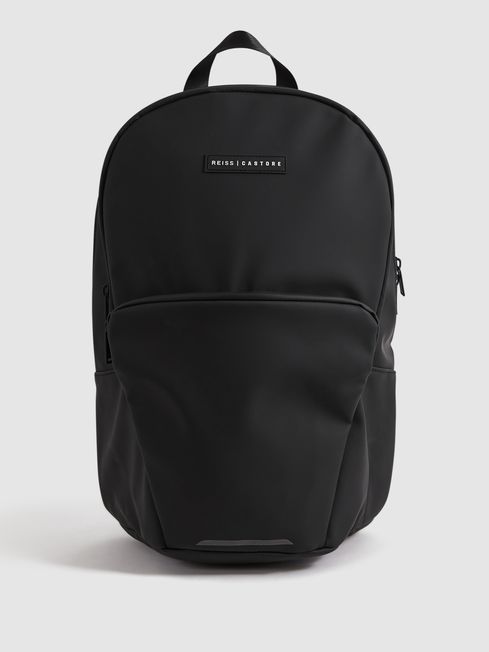 Reiss Black Cassian Castore Adjustable Backpack