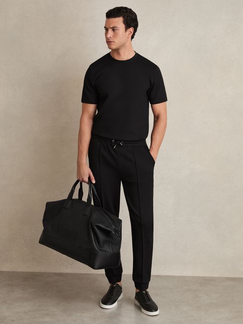 Reiss Bradley Interlock Jersey Crew Neck T Shirt REISS