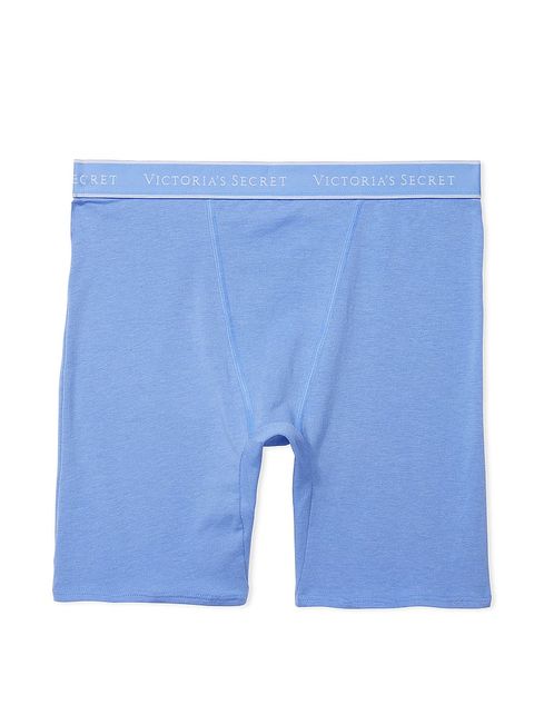 Blue Bonnet Logo Cotton High Waist Boxer Brief Knickers