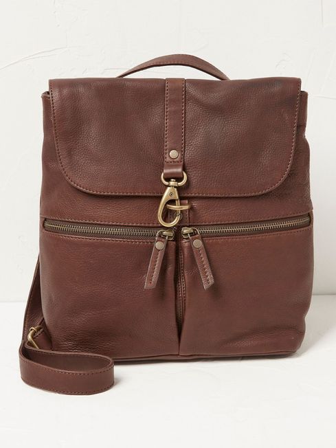 Fat face leather satchel bag 2025
