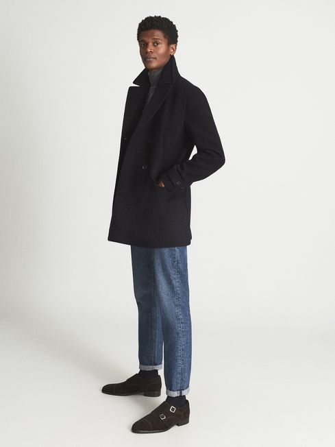 Reiss sacro hot sale peacoat