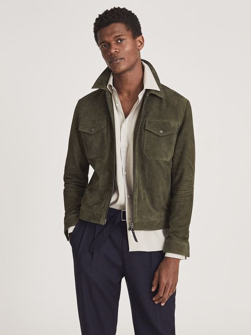 Reiss pyke suede deals jacket