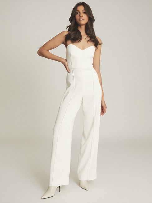 white jumpsuit reiss