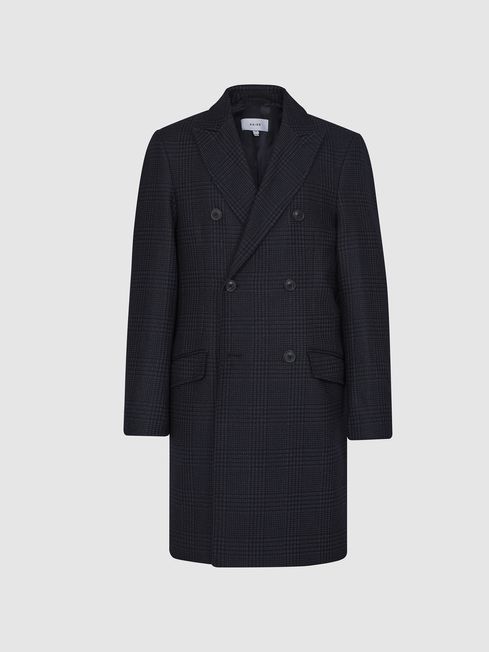 Reiss navy coat shop