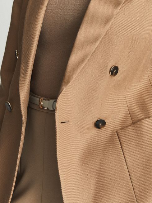 Reiss camel blazer store