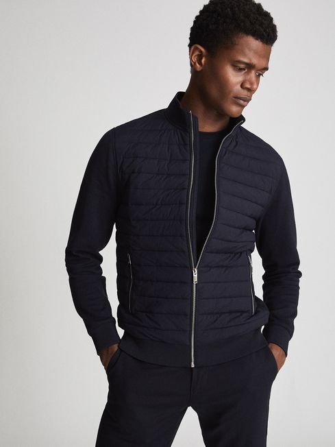 Padded hybrid jacket best sale