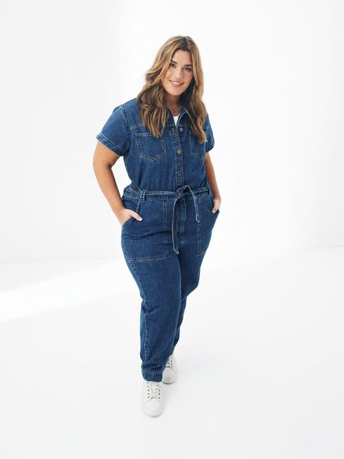Fat face denim jumpsuit clearance