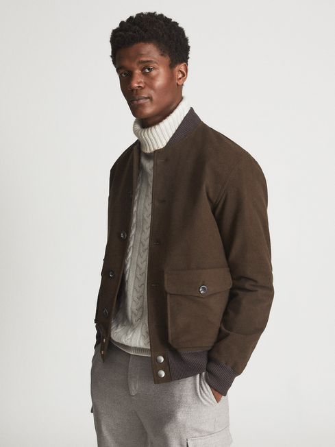 Private white cheap bomber jacket